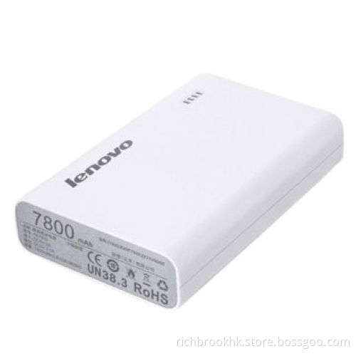 7,800mAh Power Bank External Battery for Lenovo PA7800, Mobile Phones